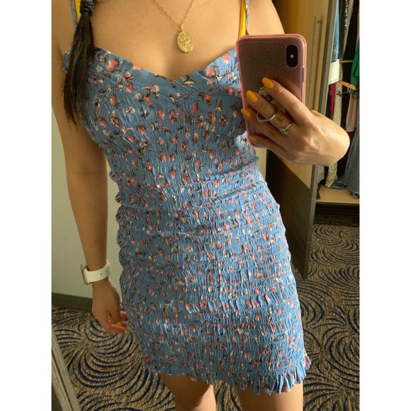 SECRET ADMIRER SMOCKED DRESS - Picture 7 of 7